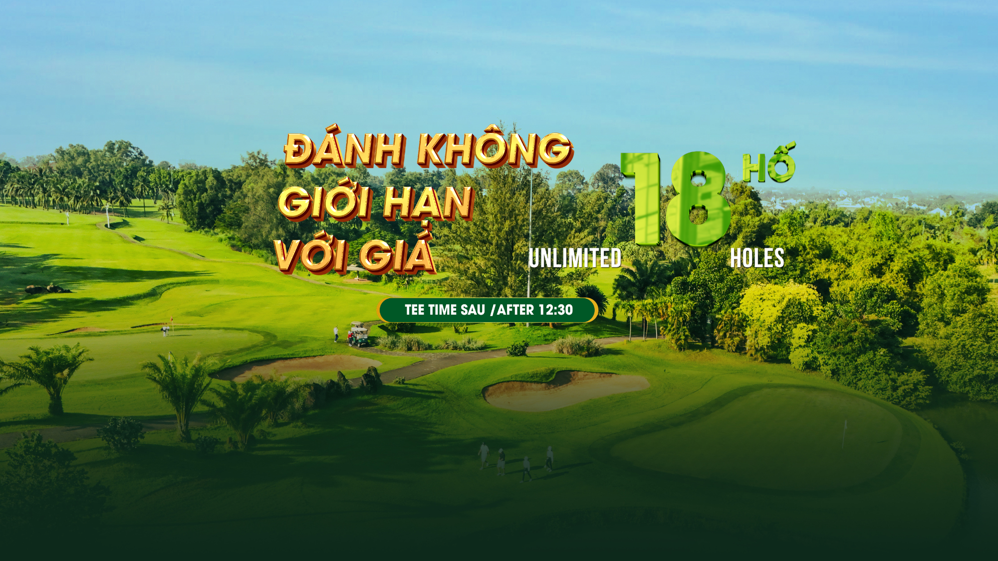 Đánh ko giới hạn 18 hố