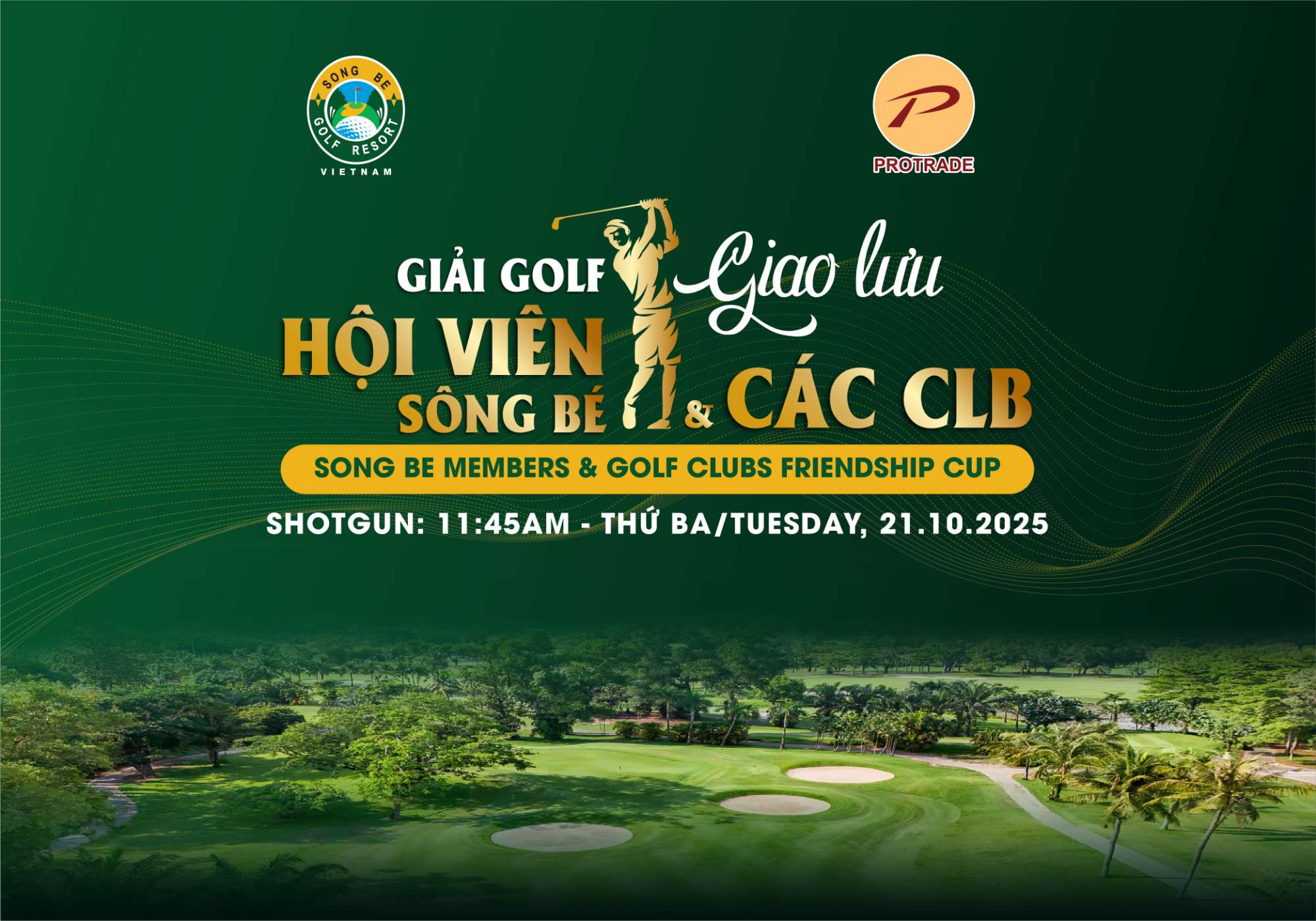 GIẢI GOLF GIAO LƯU HỘI VIÊN SÔNG BÉ & CÁC CÂU LẠC BỘ