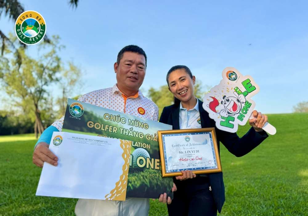 KHOẢNH KHẮC VÀNG TRÊN FAIRWAY – GOLFER LIN YI DI GHI DẤU ẤN VỚI CÚ HIO 165 YARDS ĐẦY ẤN TƯỢNG!